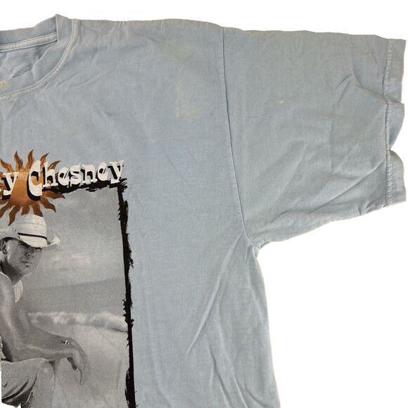 Kenny Chesney Somewhere in the Sun 2005 Tour T-Shirt Light Blue Size - Picture 4 of 13